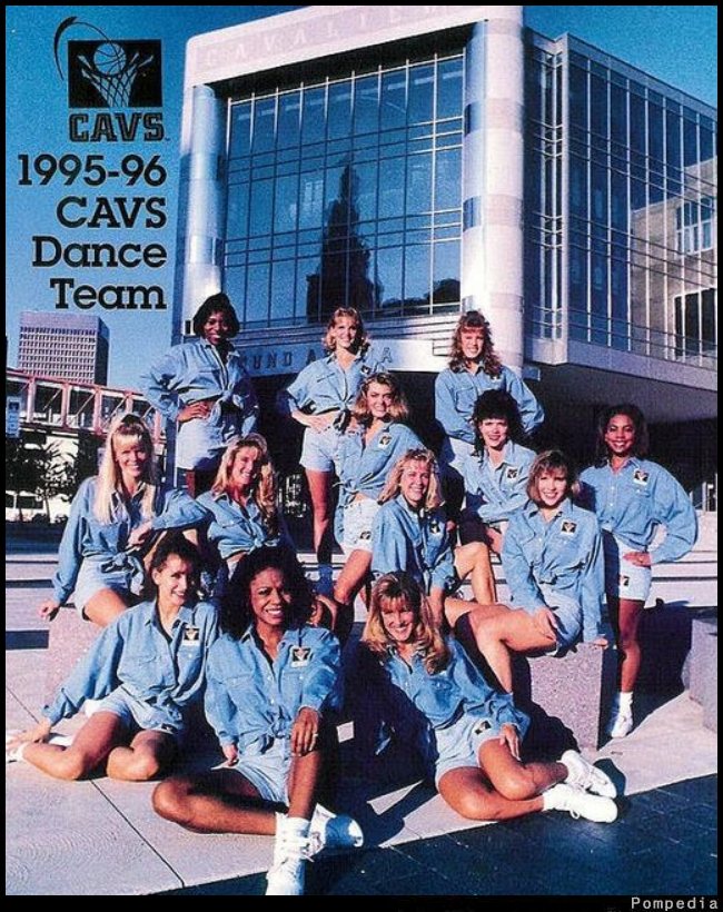 1995-96 Cleveland Cavaliers Yearbook 